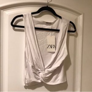 ZARA beautiful crop top size XL 💐